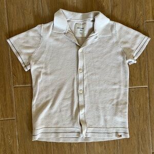 Abercrombie & Fitch Beige Button-Up Shirt